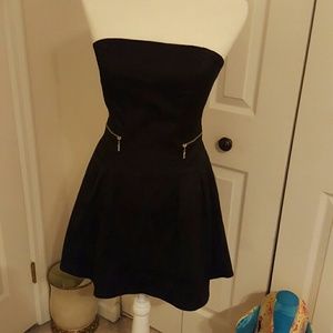 Forever 21 Black Dress with side zippers in Medium