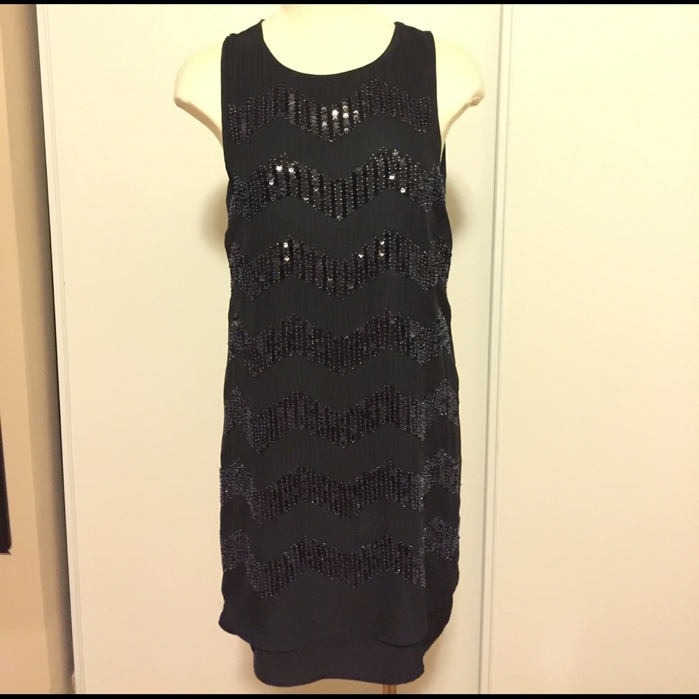 BNWT H&M sequin black dress