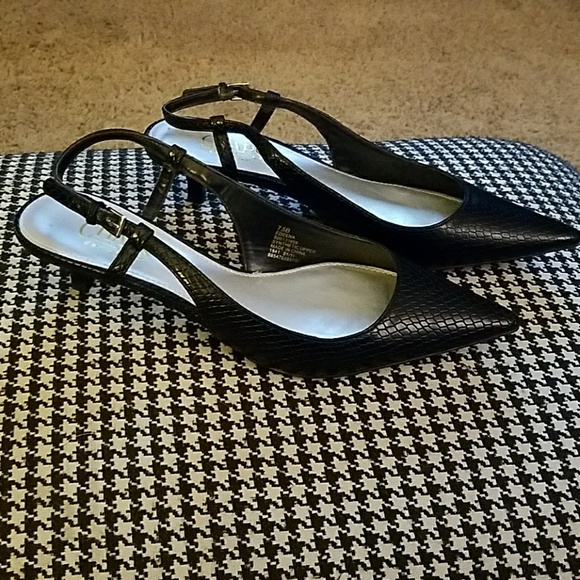 Chaps Shoes - Chaps Black Heels