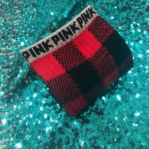 VS pink over the knee socks