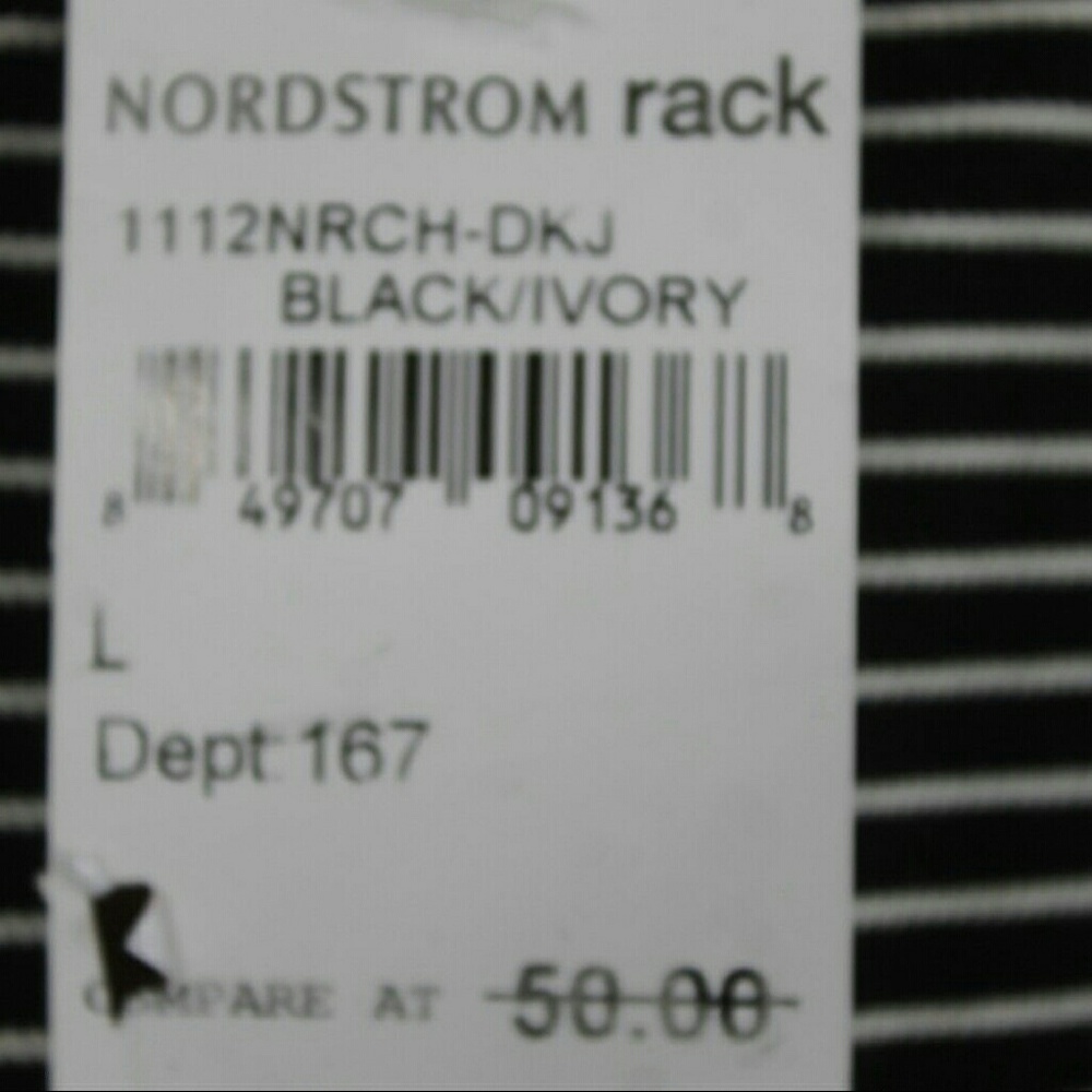 WAYF BLACK IVORY CROPPED TANK LARGE NWT - Picture 2 of 3