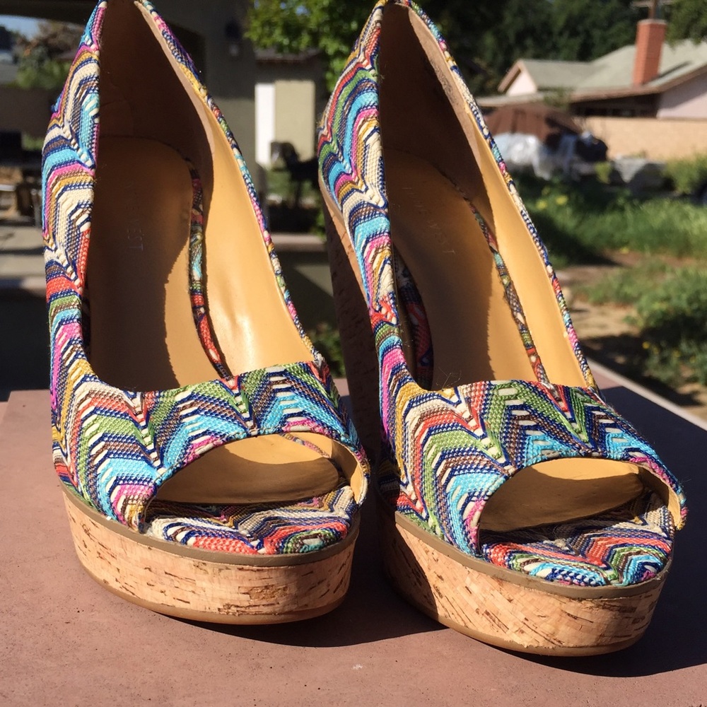 Nine West wedge heels