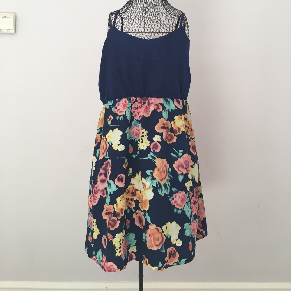 Blue Floral Sundress