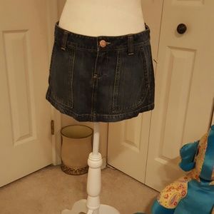 Apropostale mini blue jeans skirt in 7/8