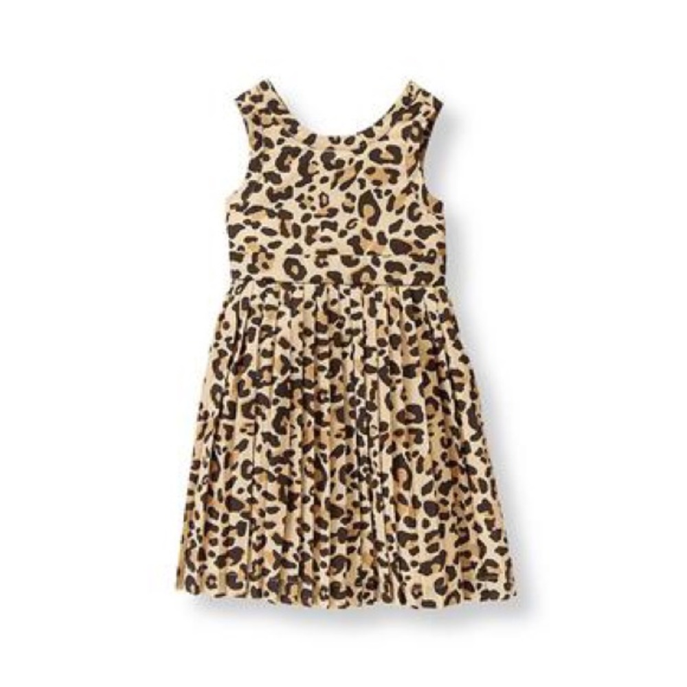 Leopard Print Dress-Janie and Jack-Size 12