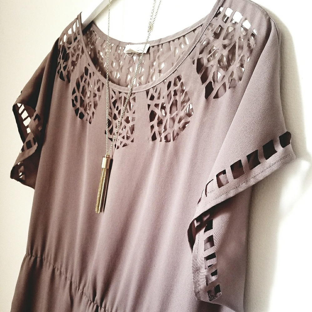 LUSH Laser Cut Dress