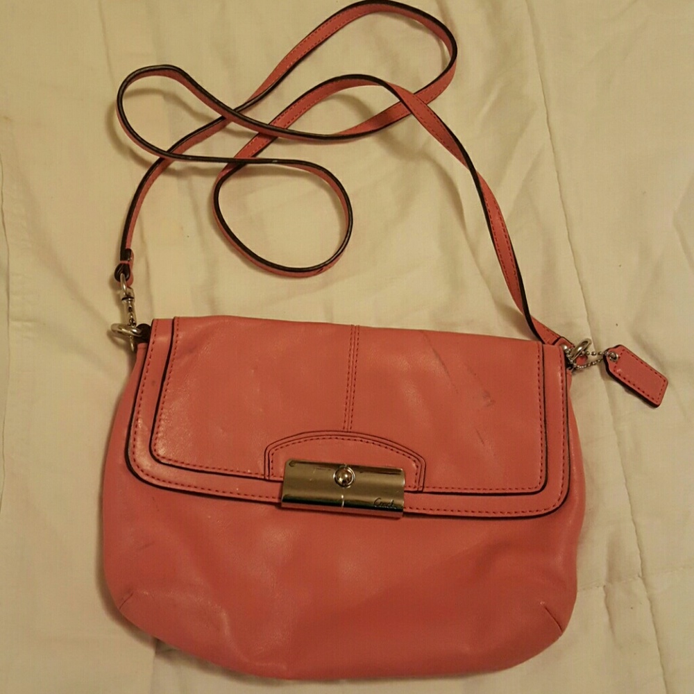 $9 Pink Coach Crossbody Purse