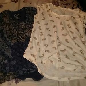 2 Lucky Brand tops
