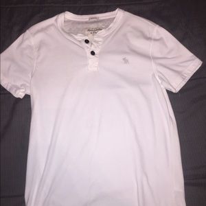 White Abercrombie and Fitch Collared Shirt