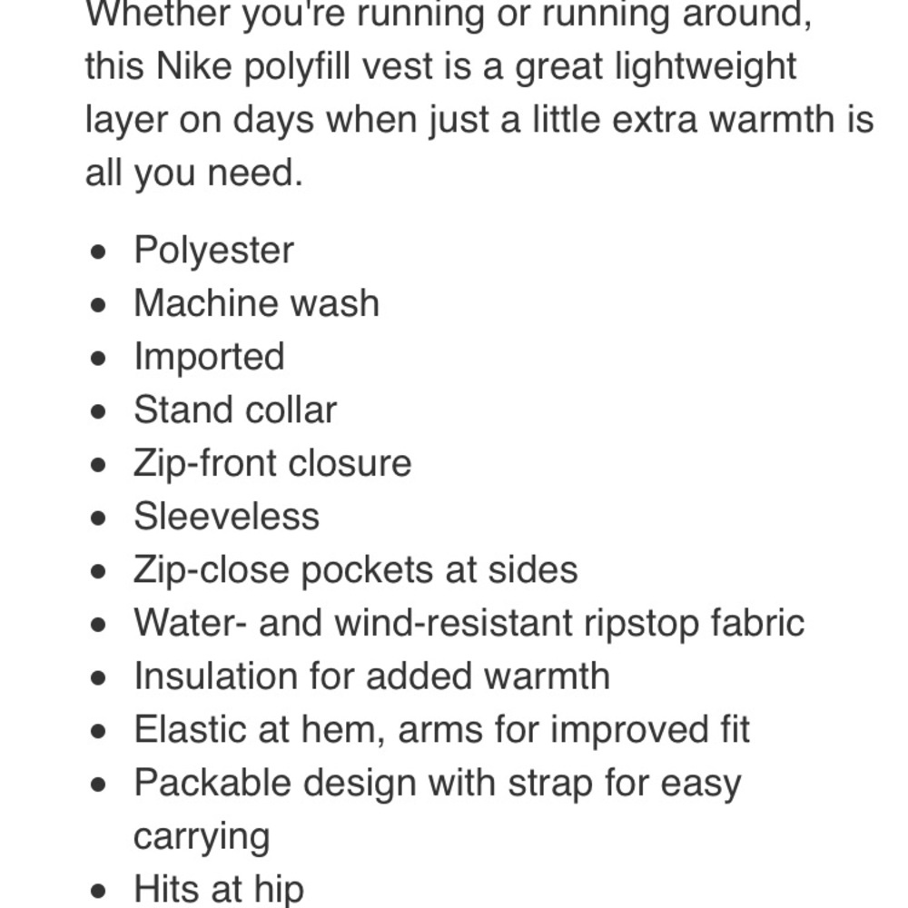 NWT Nike Vest - Picture 5 of 6
