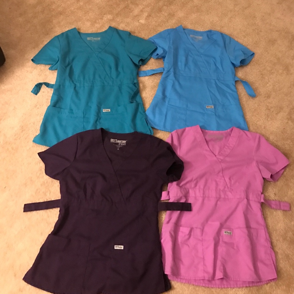 Bundle of Greys Anatomy nurse scrub tops