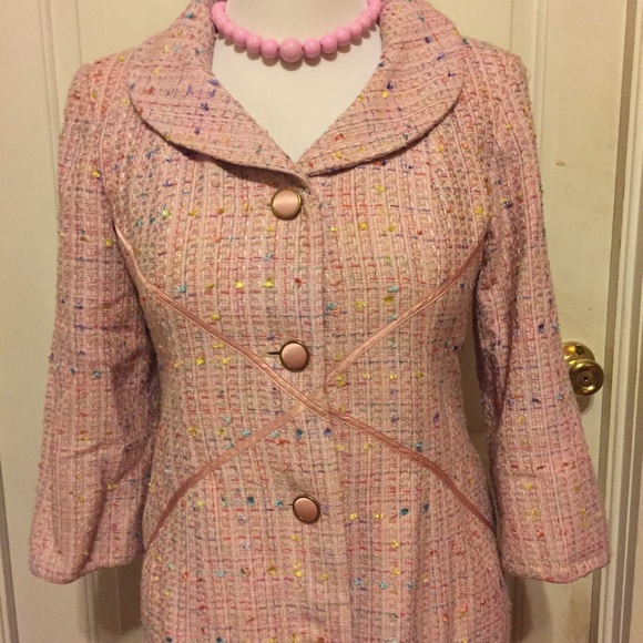 ❌SOLD❌Spenser Jeremy Cute Pink Light Coat/Jacket - Picture 2 of 8