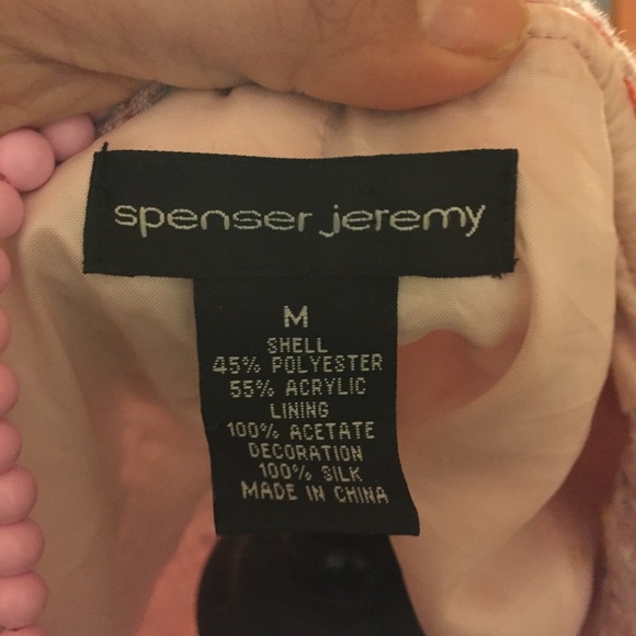 ❌SOLD❌Spenser Jeremy Cute Pink Light Coat/Jacket - Picture 8 of 8