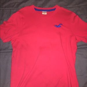 Red/Pink Hollister Shirt