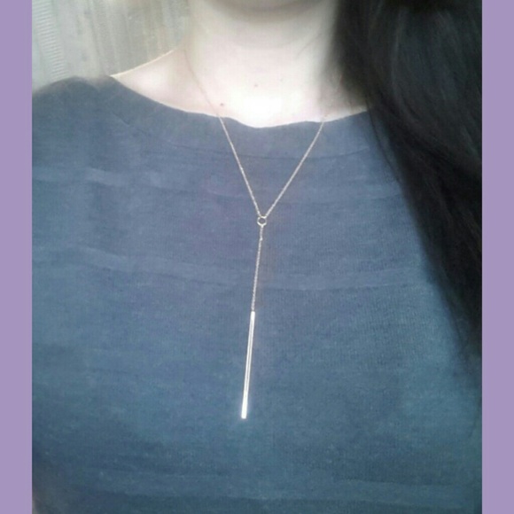 Oh So Sexy Rose Gold Circle Bar Necklace~New! - Picture 7 of 7