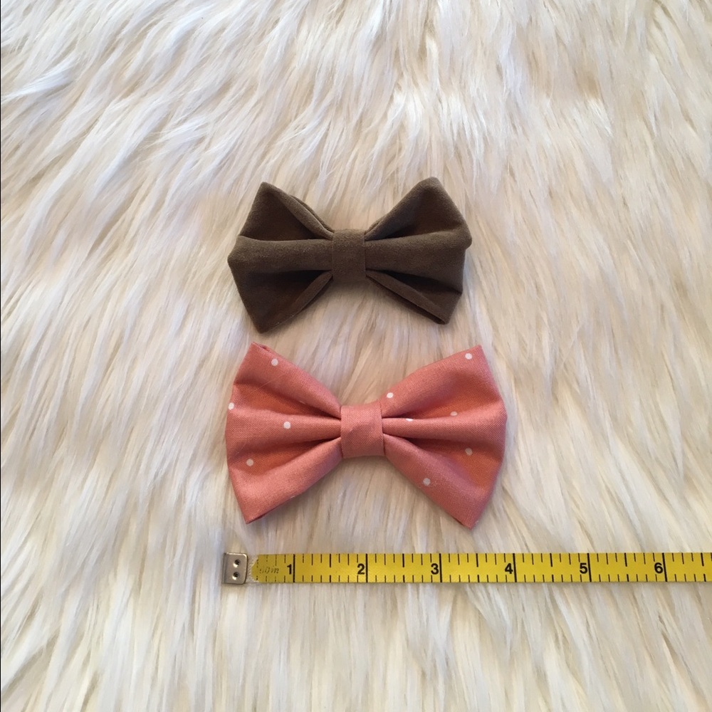 💋Neutral Lovin' Clip Ins Bows! - Picture 3 of 4