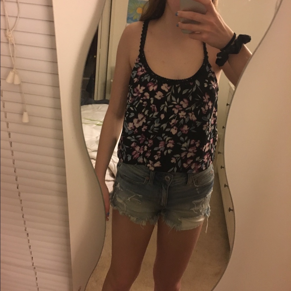 Kendall and Kylie Criss Cross Tank Top