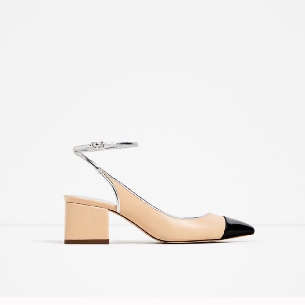 Nude Slingback Sandals