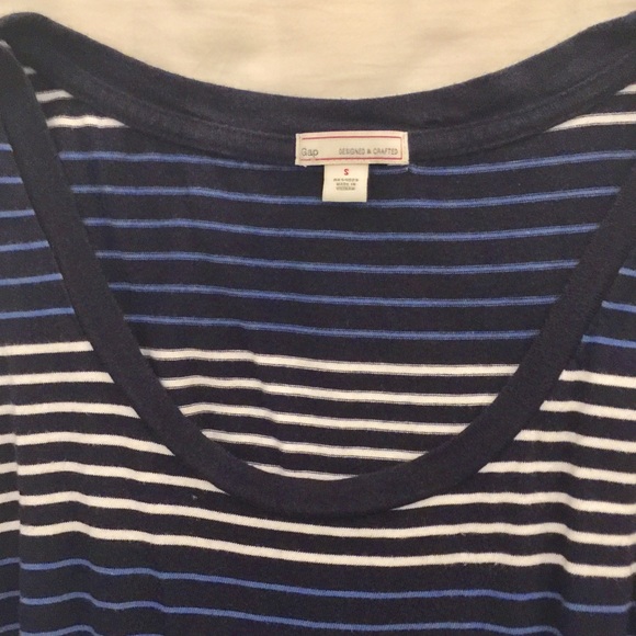 Striped tank drawstring maxi dress - Picture 4 of 4