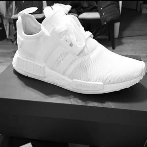 Adidas all white NMD