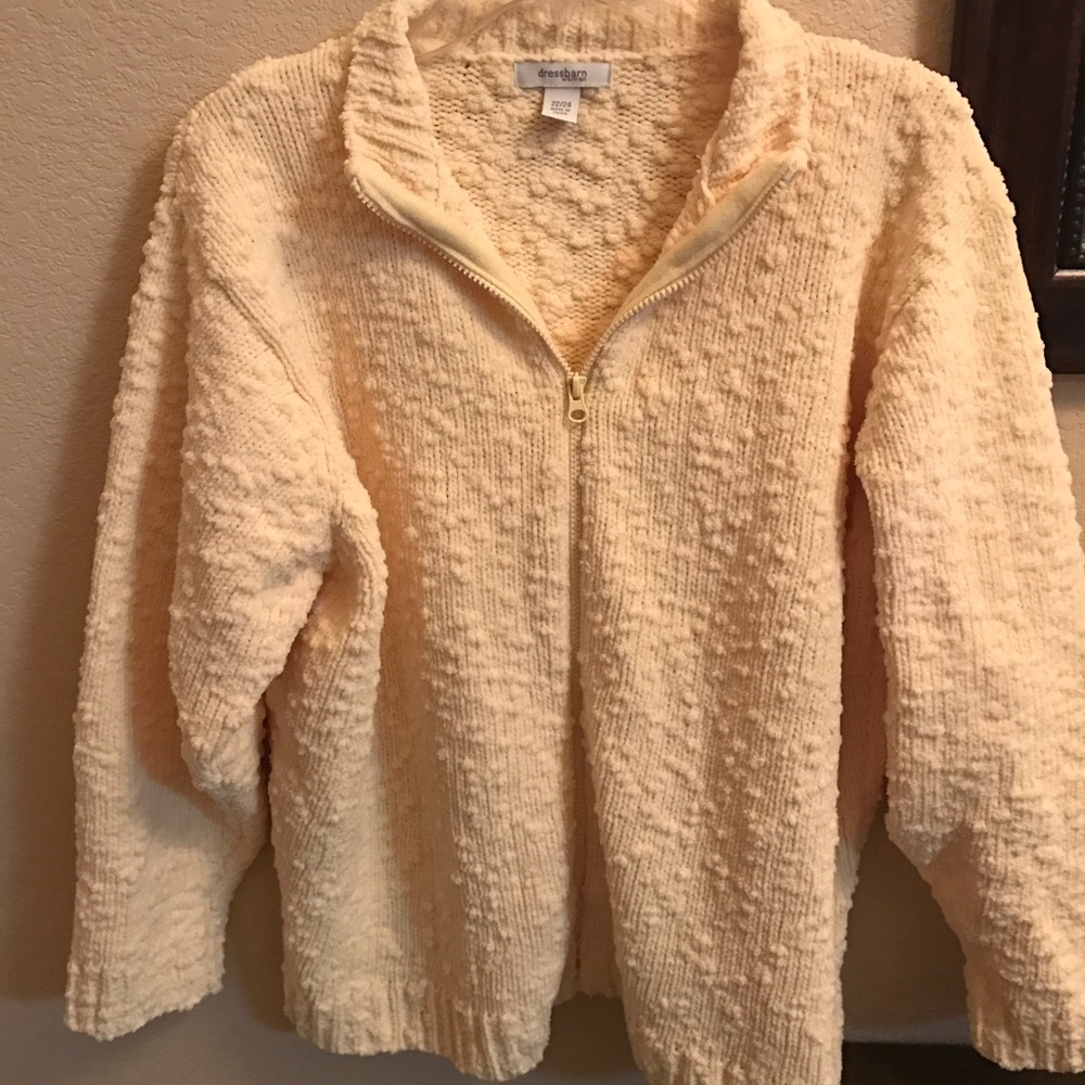 Zip down cardigan