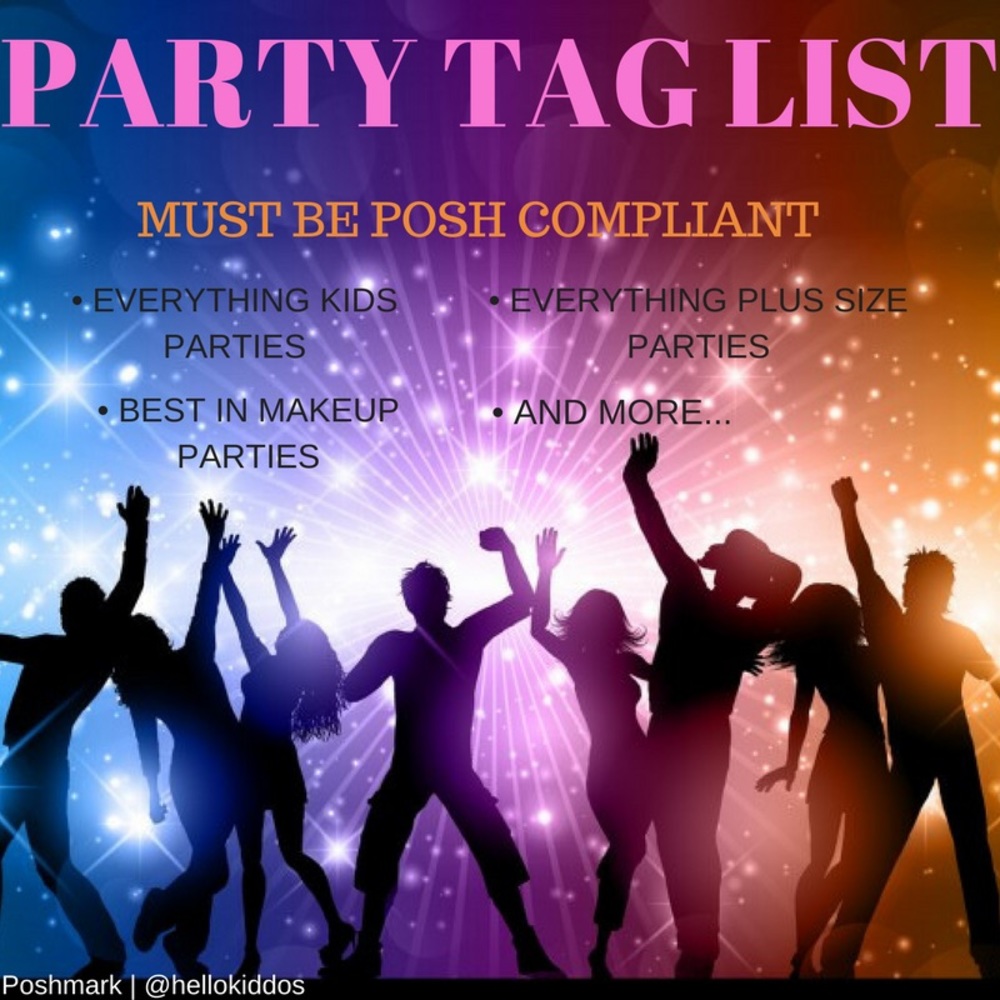 PARTY TAG 🎉 JOIN THE LIST📋