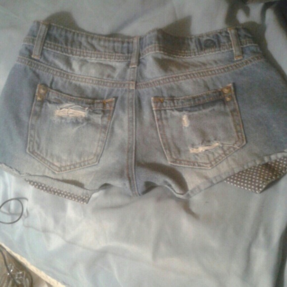 LEI CUTOFF JEAN SHORTS SIZE 1 - Picture 3 of 4