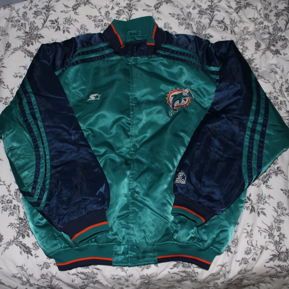 Vintage Miami Dolphins Starter Bomber Jacket