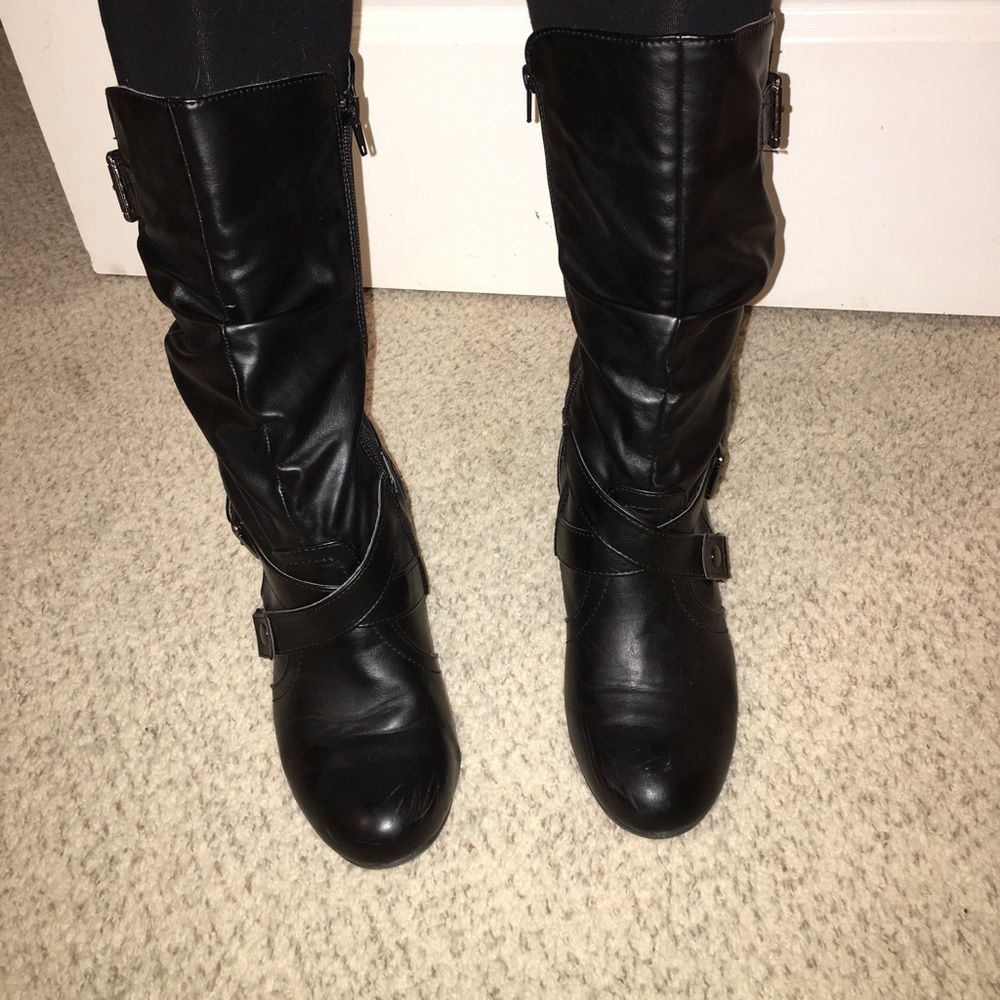 Black boots