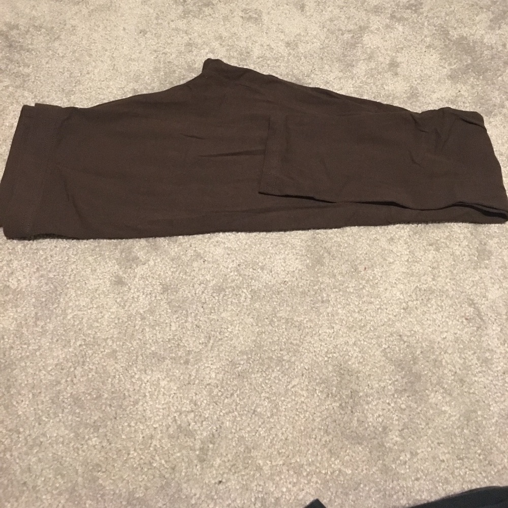 Brown leggings