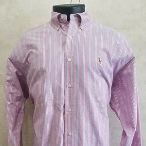 Ralph Lauren Pink Polo - Long Sleeve