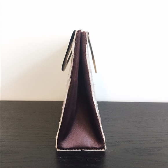 Shell Evening Handbag Brown - Picture 3 of 3