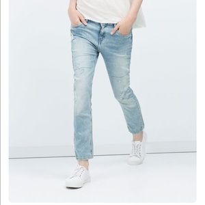 Zara Jeans - dames - denim broek slouchy charactor