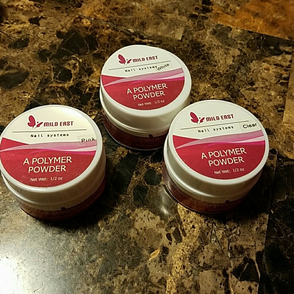 Acrylic  powder. 12 dls each..