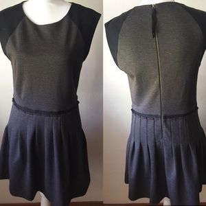 Rebecca Taylor Grey & Black Dress