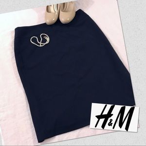 [H&M] Black Pencil Skirt