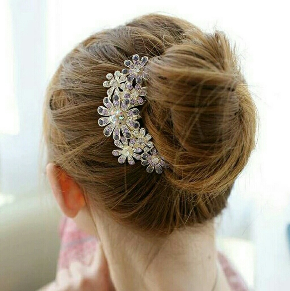 Beautiful Jeweled Hair Comb