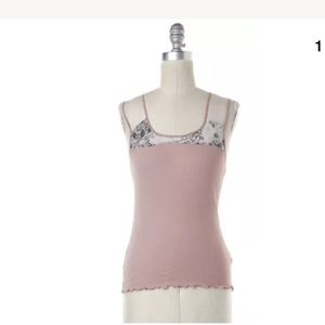 Chloe Pink Cotton Camisole - XS