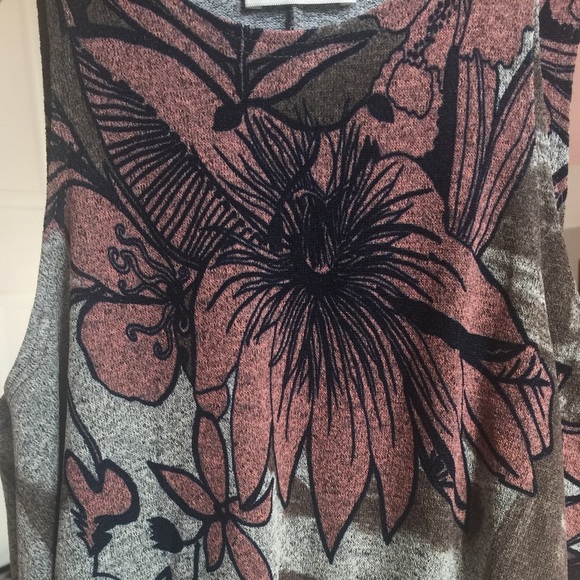 FLORAL BRUSHED MINI SWING DRESS - Picture 4 of 6