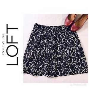 [LOFT] Lined Cotton Skirt
