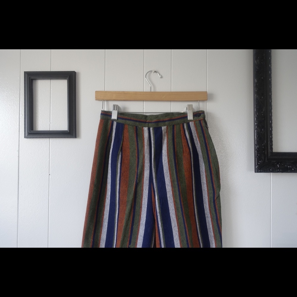Striped colorful pants