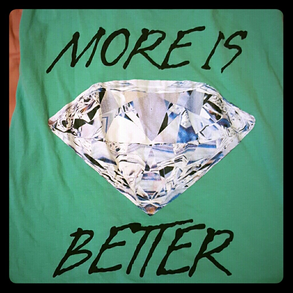 Aqua Green Diamond Top