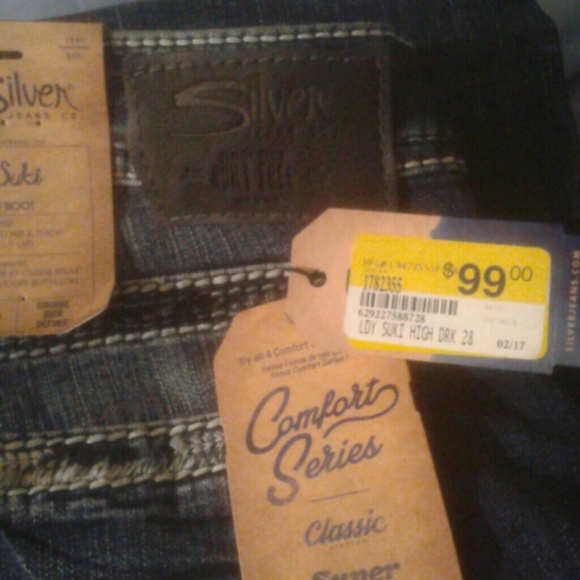 ****NWT!!!!!! Silver Jeans SIZE 28W/33L. - Picture 7 of 7
