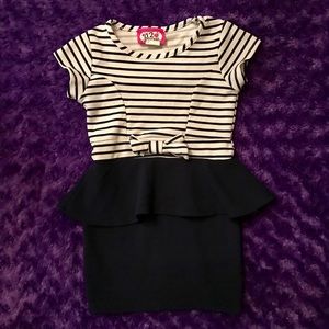 Girls Peplum Dress