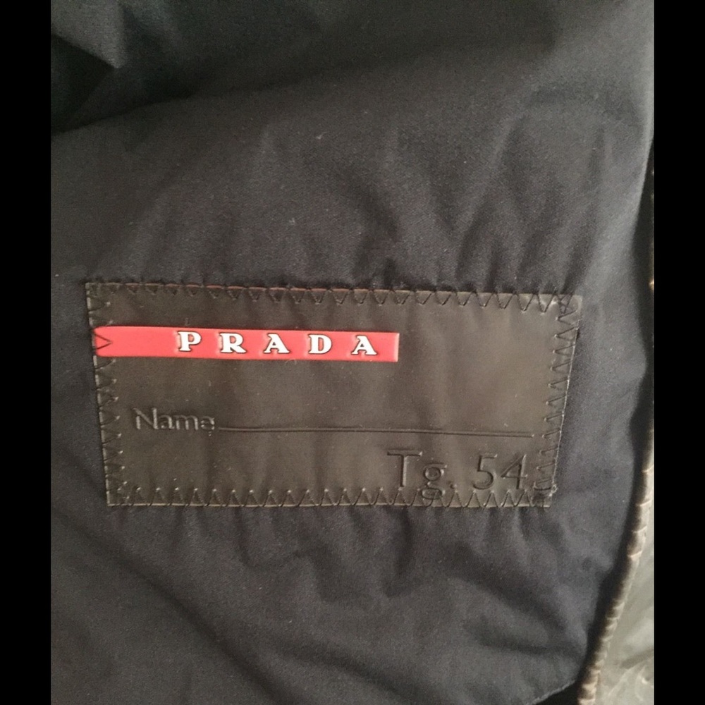 Prada - Rare Neoprene "Paper Bag" Crinkle Bomber - Picture 4 of 6