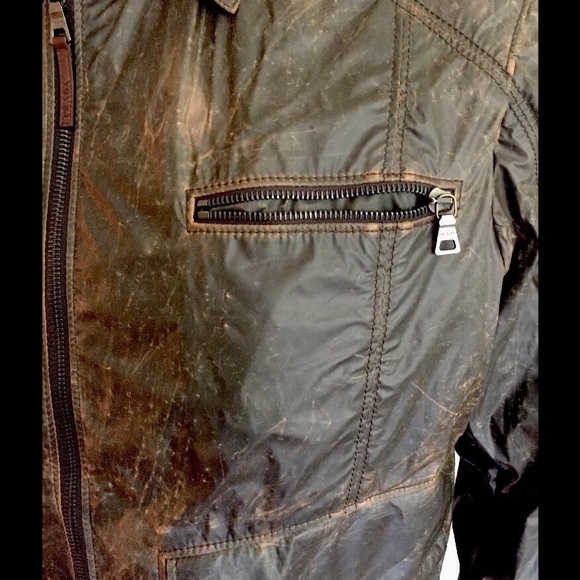 Prada - Rare Neoprene "Paper Bag" Crinkle Bomber - Picture 3 of 6
