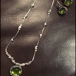New SILPADA Peridot green beautiful set.