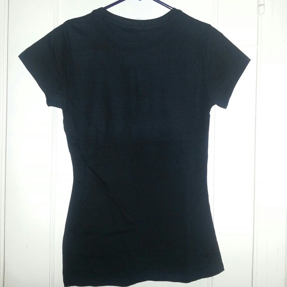 Tops - Black Love Paris Graphic Print Tee Shirt Tops - Black Love Paris Graphic Print Tee Shirt