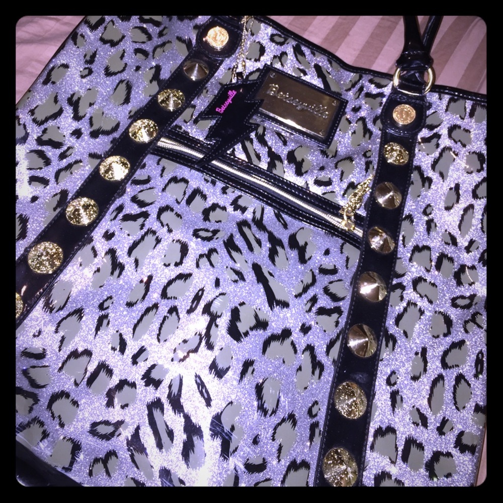 Betseyville glitter & studded purse.