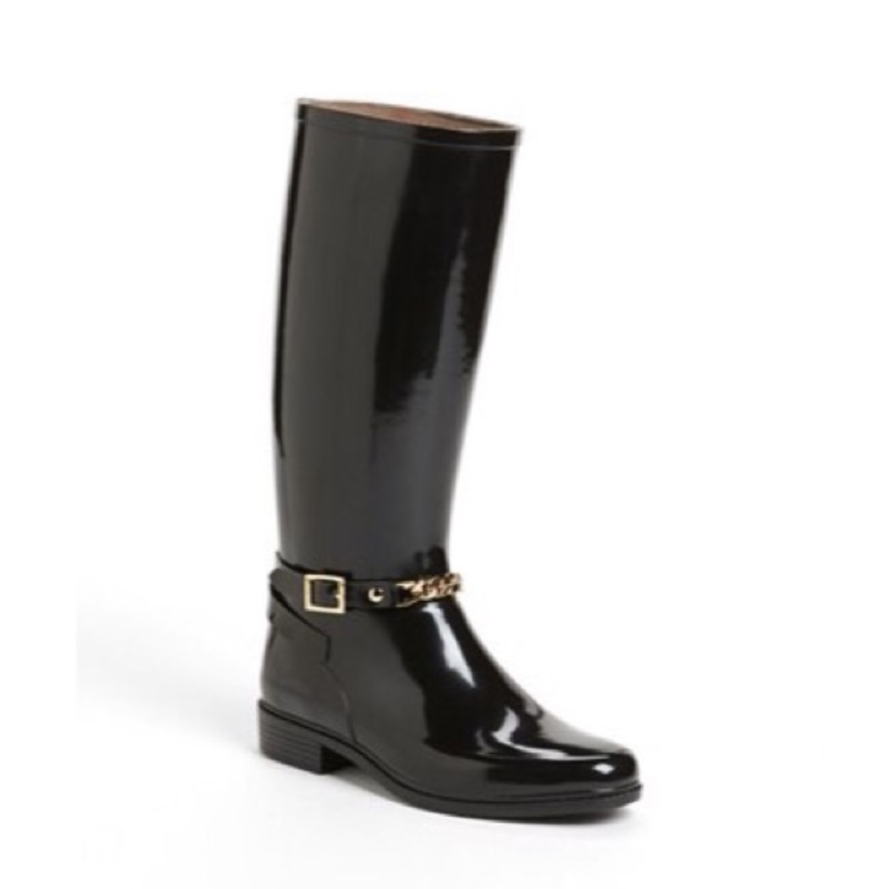 Burberry Rainboot Ebersole knee highbuckled boot - Picture 2 of 7